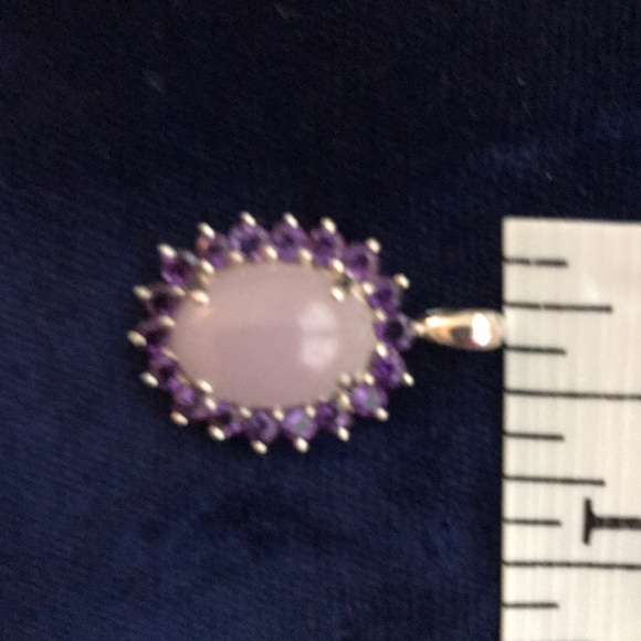 Michelle Albala Rose Quartz Enhancer Pendant - Picture 8 of 8